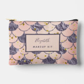 Zeemeermin schubt roze paarse naam etui (Voorkant)