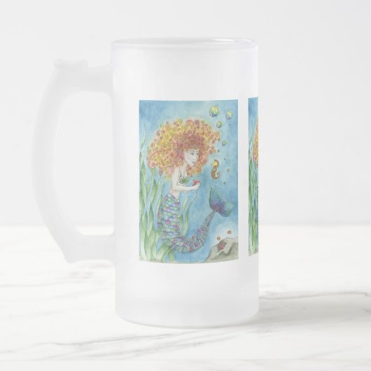 Zeemeermin - Seahorse Extra Large Mok (Links)