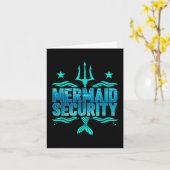 Zeemeermin Security Squad Matching Trident Verjaar Kaart (Gele Bloem)