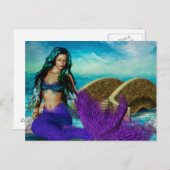 Zeemeermin Seizoensserie "McBeth" WINTER Briefkaart (Voorkant / Achterkant)