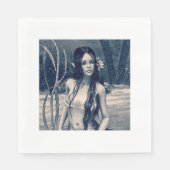  zeemeermin servet (Voorkant)