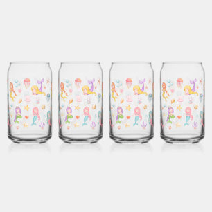 Zeemeermin Set 1 Blikvorm Glas