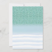 Zeemeermin Shark Pool Party Gezamenlijke Jongen Me Kaart (Achterkant)