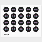 Zeemeermin Shell Seashell Py Ronde Sticker (Vel)