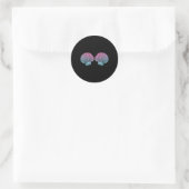 Zeemeermin Shell Seashell Py Ronde Sticker (Tas)