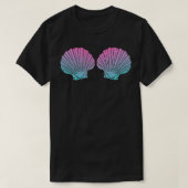 Zeemeermin Shell Seashell verjaardagsfeestgeschenk T-shirt (Design voorkant)