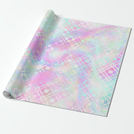 Zeemeermin Shimmer Iridescent Pink Cadeaupapier