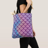 Zeemeermin Shimmer Scale Tote Tas (Dichtbij)