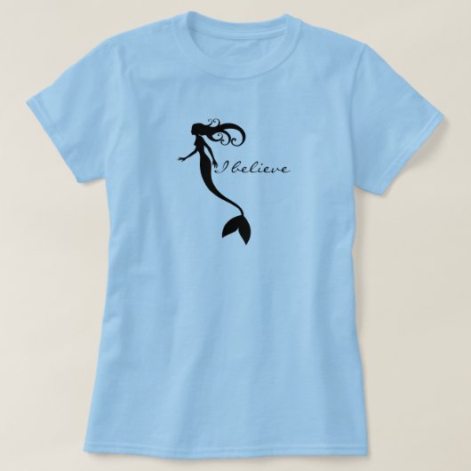 Zeemeermin Shirt... Ik geloof T-shirt (Design voorkant)