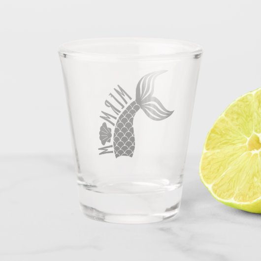 Zeemeermin Shot Glas (Achterkant)