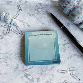 Zeemeermin Silhouet Aqua Blauw Groen Post het merk Post-it® Notes