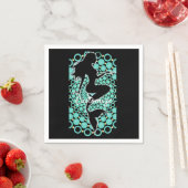 Zeemeermin Silhouet in Bubbles Thunder_Cove Servet (Insitu)