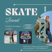 Zeemeermin Silhouet Sun Ray Skateboard