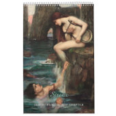 Zeemeermin Siren Classic Paintings Kalender (Hoes)