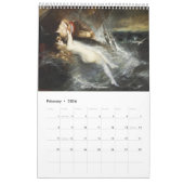 Zeemeermin Siren Classic Paintings Kalender (Feb 2026)