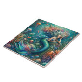 Zeemeermin Siren's Coral Kingdom - Ocean Fantasy T Tegeltje (Zijkant)