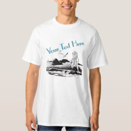 Zeemeermin  Sjabloon T-shirt