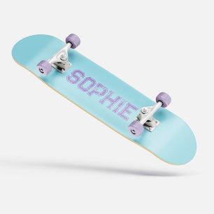Zeemeermin Skateboard gepersonaliseerde naam