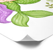 Zeemeermin Slaapkamer Poster Oceaan Kinderkamer De (Hoek)