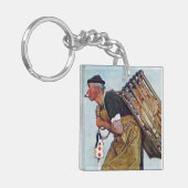 Zeemeermin Sleutelhanger (Voorkant Links)