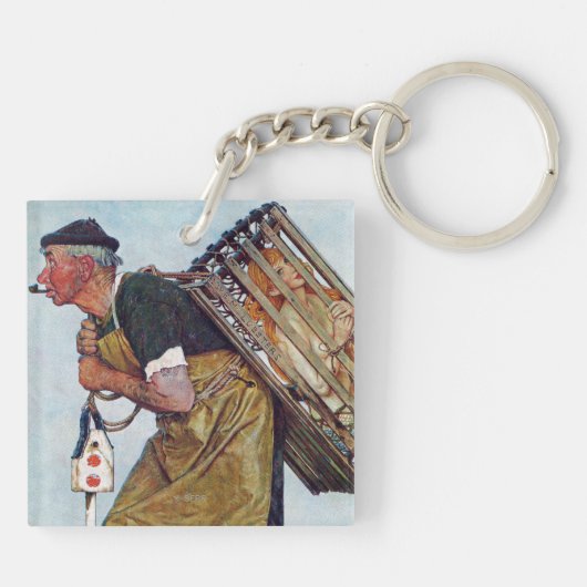 Zeemeermin Sleutelhanger (Achterkant)