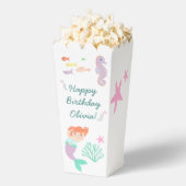 Zeemeermin Snack Box Bedankdoosjes (Popped)