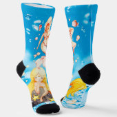 Zeemeermin sokken (Gebogen)