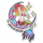 Zeemeermin Sparkles Sticker (Voorkant)