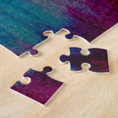 Zeemeermin Spetterende Waterverf Kunst Legpuzzel (Zijkant)