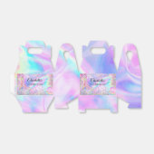 Zeemeermin Splish Zwembad Party Meisje Verjaardag Bedankdoosjes (Uitgevouwen)