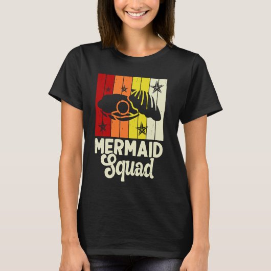Zeemeermin Squad Fossil Lover T-shirt (Voorkant)