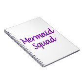 Zeemeermin Squad (gecentreerd) Notitieboek (Rechterzijde)
