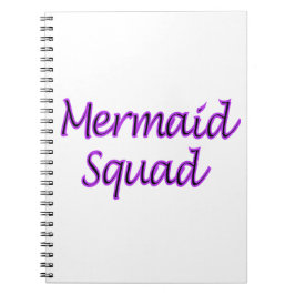 Zeemeermin Squad (gecentreerd) Notitieboek