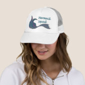Zeemeermin Squad Groenen en Roze Trucker Pet (In situ)