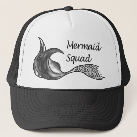 Zeemeermin Squad in Chrome Trucker Pet (Voorkant)