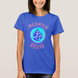 Zeemeermin Squad Mermaid Verjaardagsfeestje T-shirt