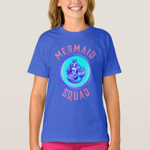 Zeemeermin Squad Mermaid Verjaardagsfeestje T-shirt
