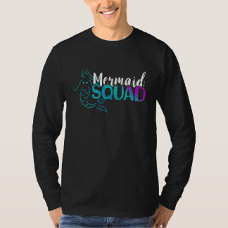 Zeemeermin Squad Schoon Marien Aqua Schelp Zee T-shirt