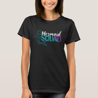 Zeemeermin Squad Schoon Marien Aqua Schelp Zee T-shirt