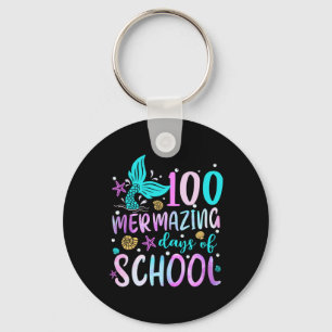 Zeemeermin Staart 100 Mermazing Dagen van School P Sleutelhanger