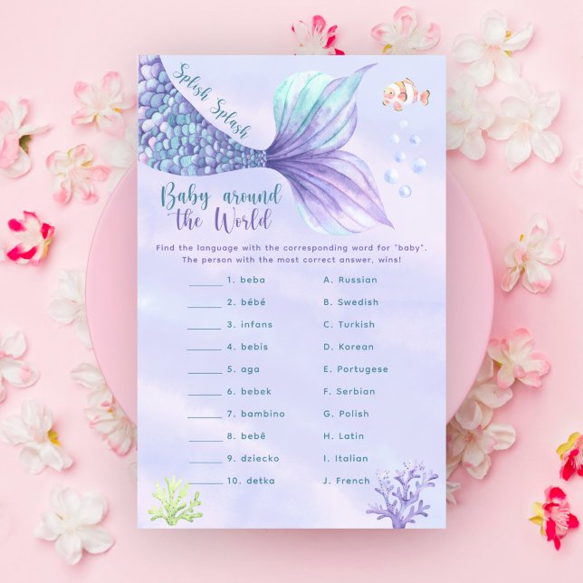 Zeemeermin staart Baby rond de wereld spel (Creator heeft geüpload)