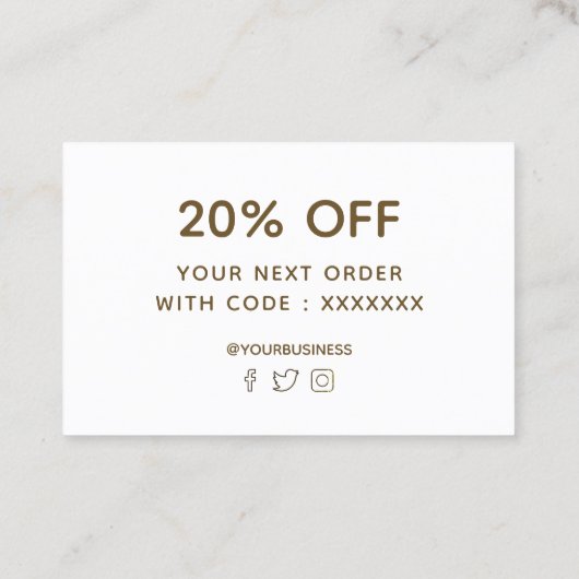 Zeemeermin staart Dank u kaart Visitekaartje (Achterkant)