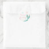 Zeemeermin staart Dank u Stickers (Tas)