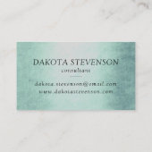 Zeemeermin staart fantasie | Sage Green Luster Bra Visitekaartje (Achterkant)