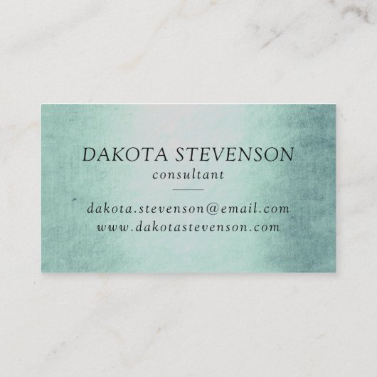 Zeemeermin staart fantasie | Sage Green Luster Bra Visitekaartje (Achterkant)