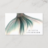 Zeemeermin staart fantasie | Sage Green Luster Bra Visitekaartje (Voorkant)