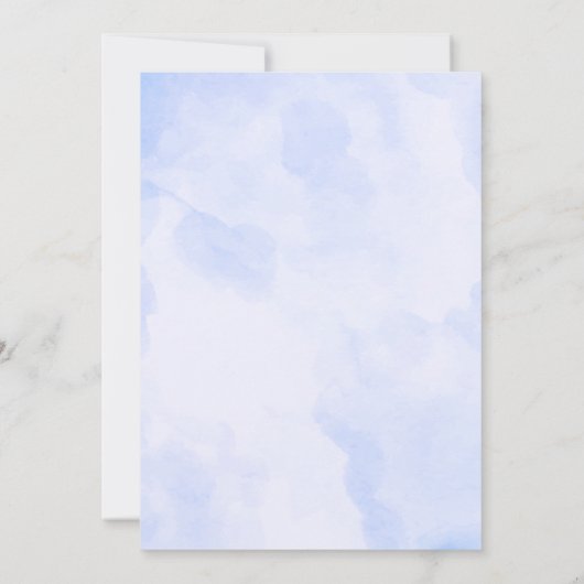 Zeemeermin staart meisje Verjaardag Uitnodiging (Achterkant)