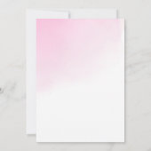 Zeemeermin Staart met bubbels Verjaardag Bedankkaart (Achterkant)