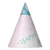 Zeemeermin Staart met bubbels Verjaardag Feesthoedjes (Links)