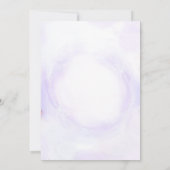 Zeemeermin staart onder het Zee verjaardagsfeestje Bedankkaart (Achterkant)